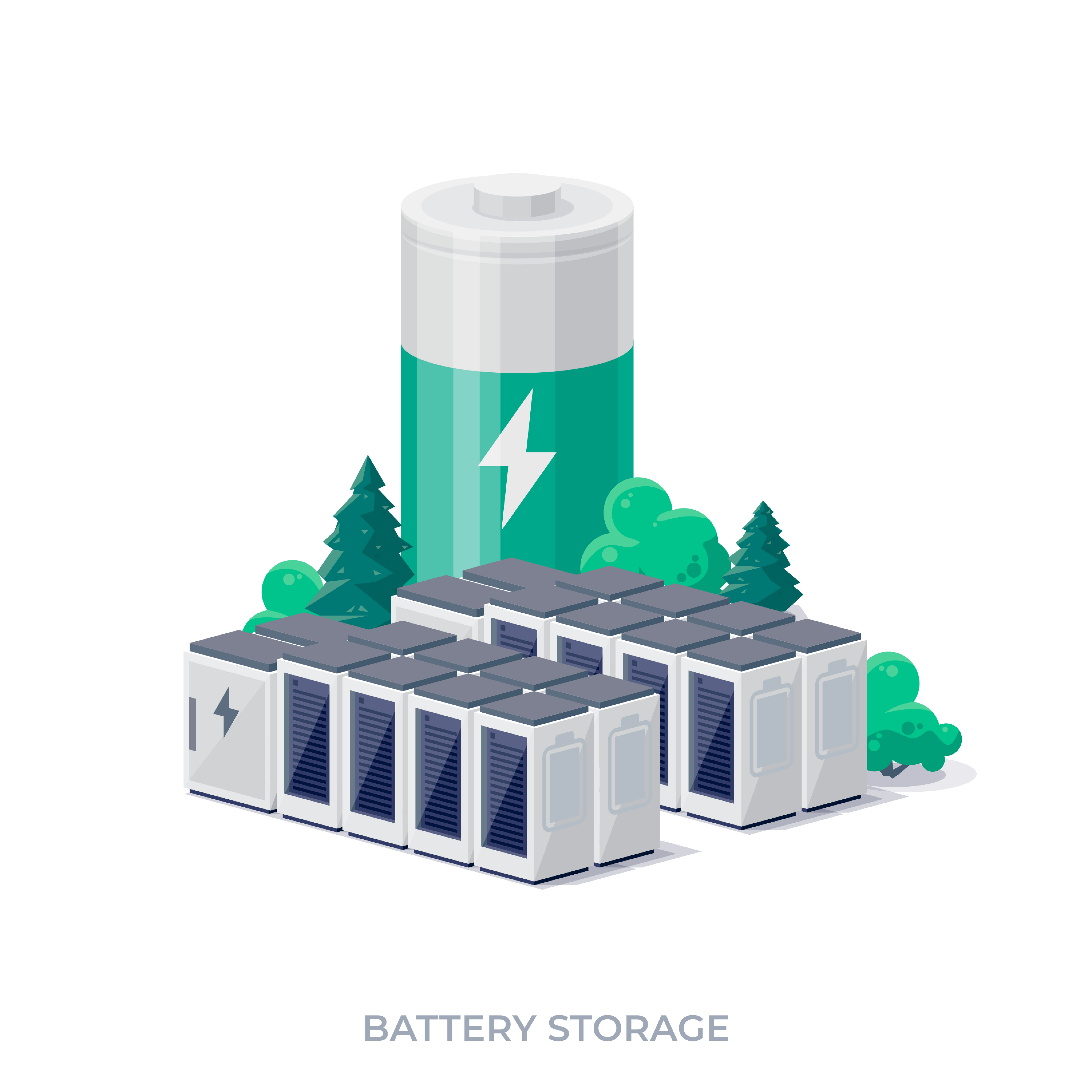Symbolbild Batterie Storage