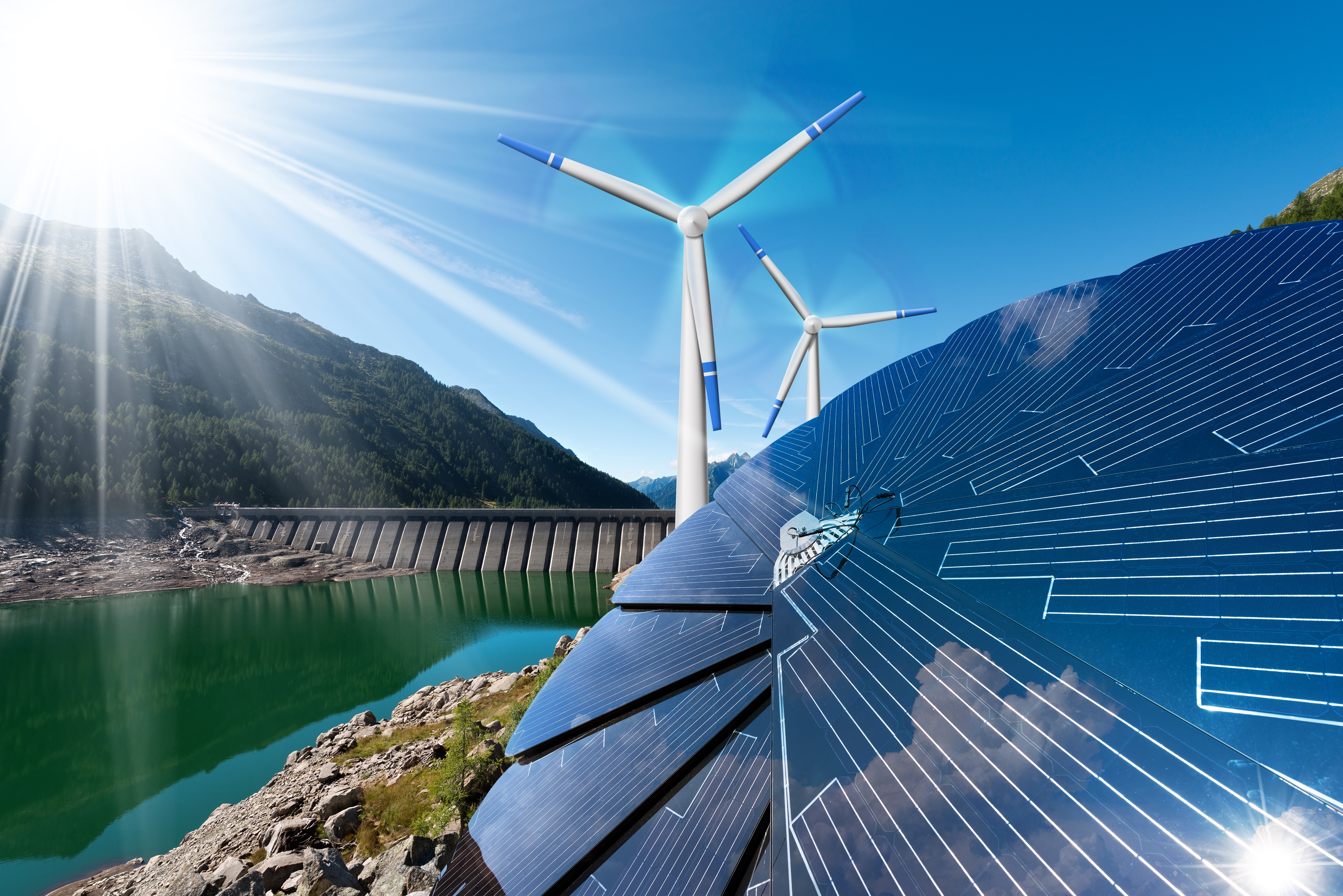 Symbolbild Erneuerbare Energien 
